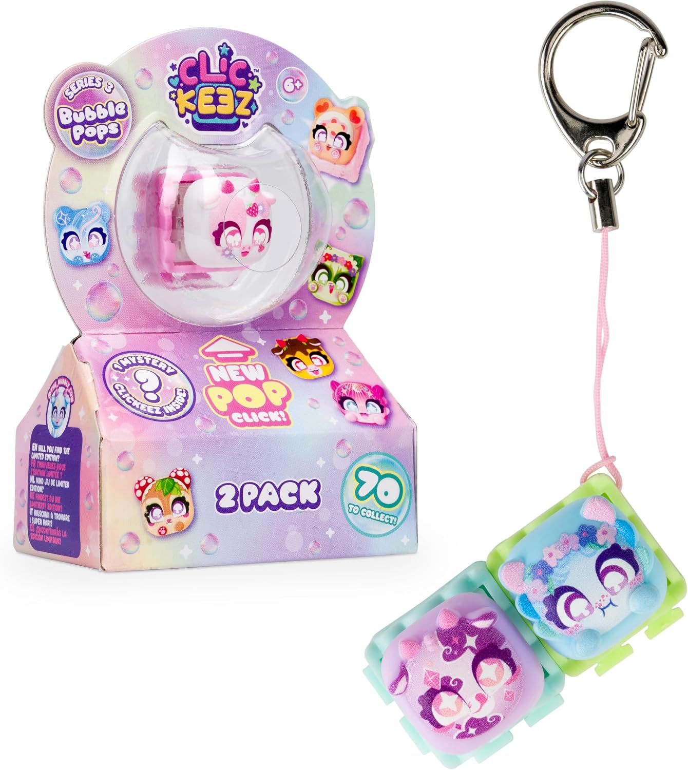 Clickeez Series 3 Twin Pack – Bubble Pops Assortment