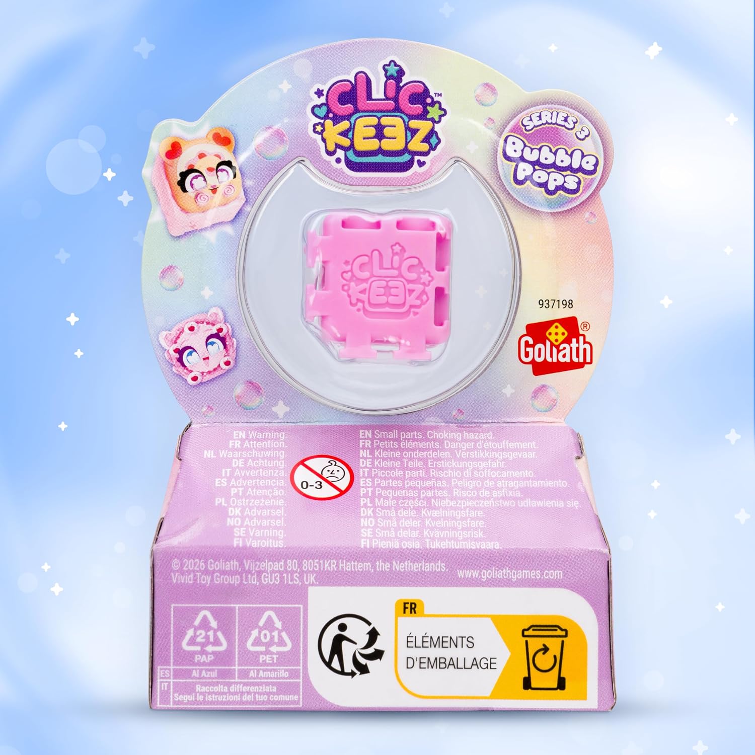Clickeez Series 3 Twin Pack – Bubble Pops Assortment