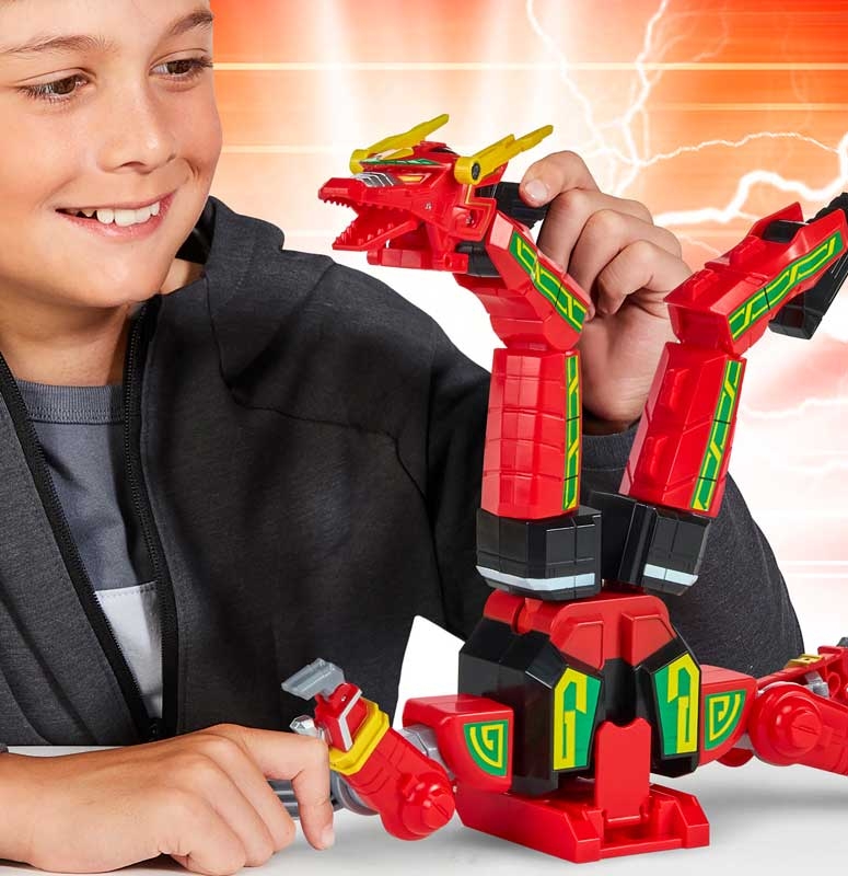 Mighty Morphin Power Rangers Combinable Thunderzord – Red Dragon