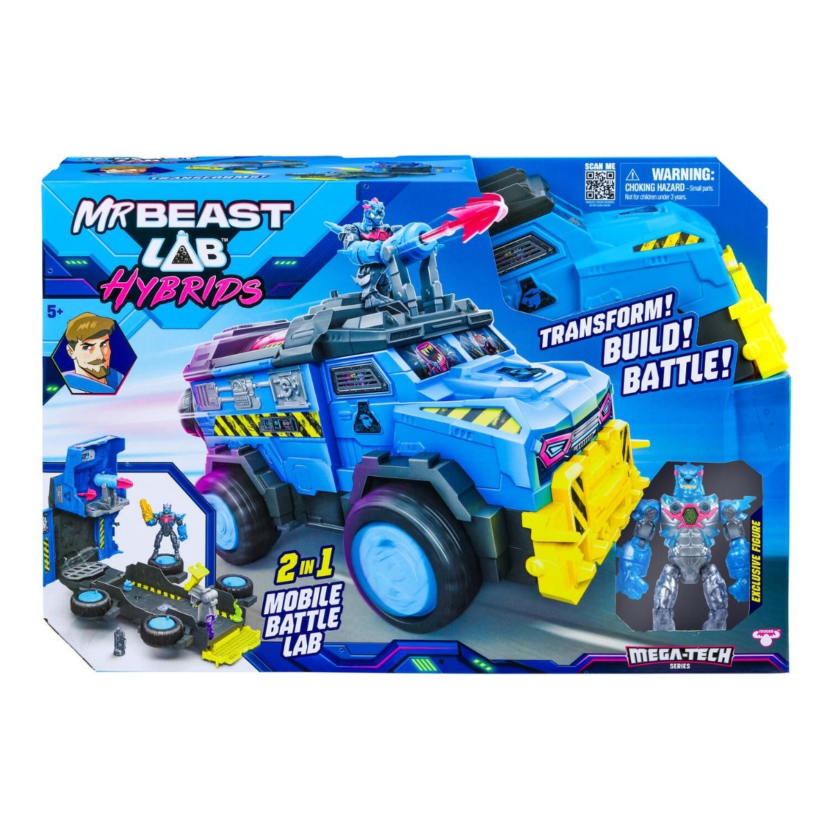 Mr Beast Lab Hybrids Mega-Tech Mobile Battle Truck – Transforming Battle Station