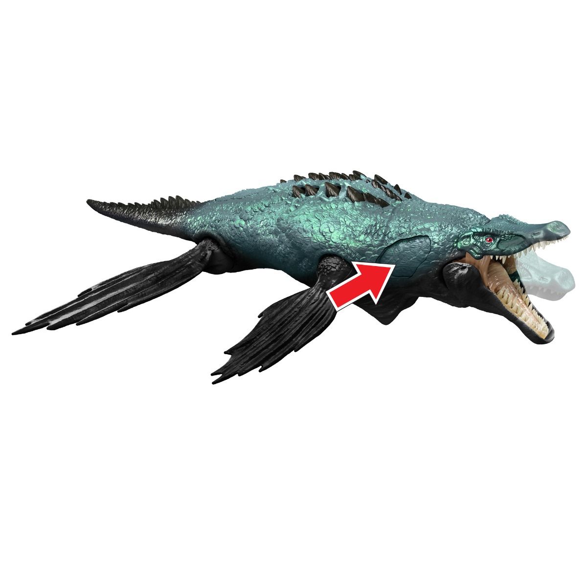 Jurassic World Gigantic Thrashers Liopleurodon – Chomping & Paddling Action Figure