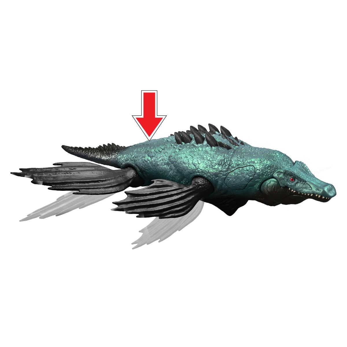 Jurassic World Gigantic Thrashers Liopleurodon – Chomping & Paddling Action Figure
