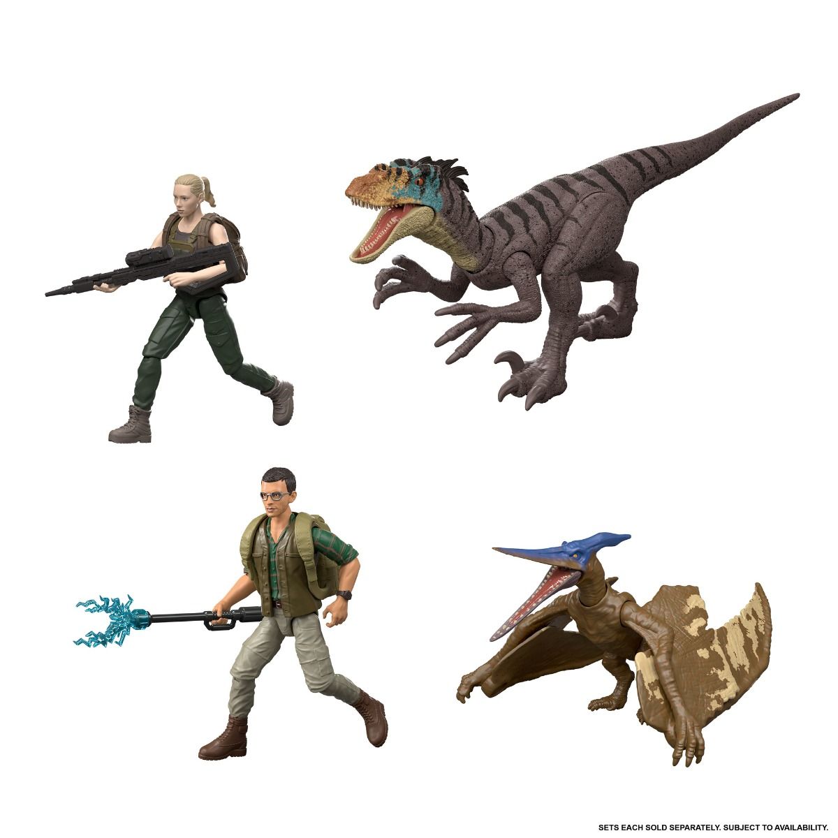 Jurassic World Rebirth Saga Human & Dino Pack – Assorted