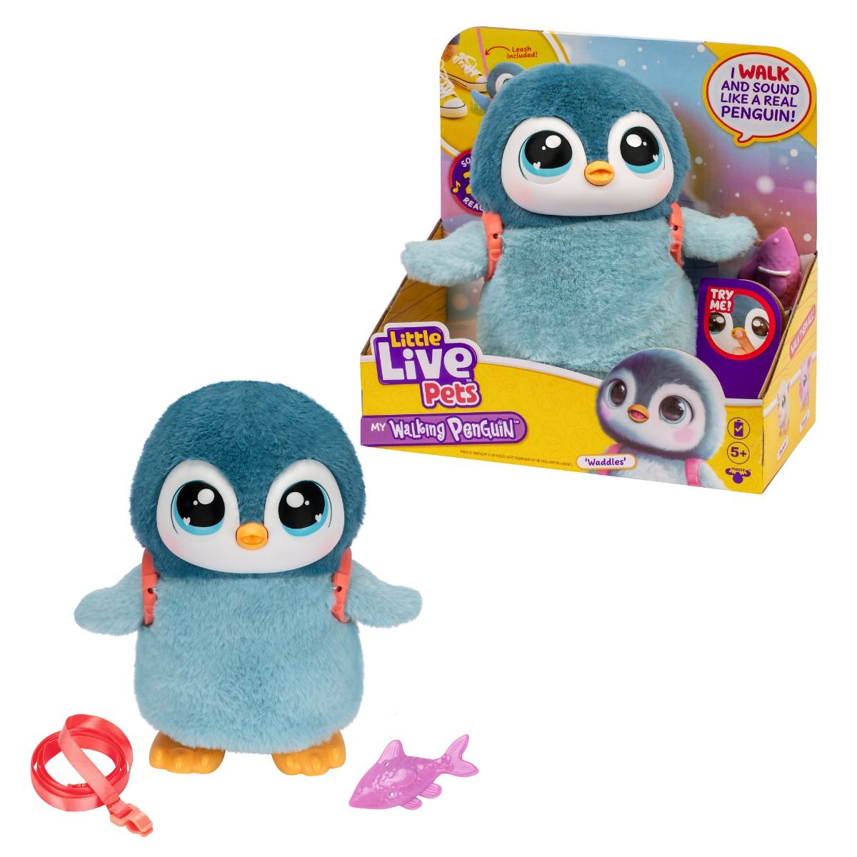 Little Live Pets My Pet Penguin – Waddles Interactive Walking & Dancing Penguin