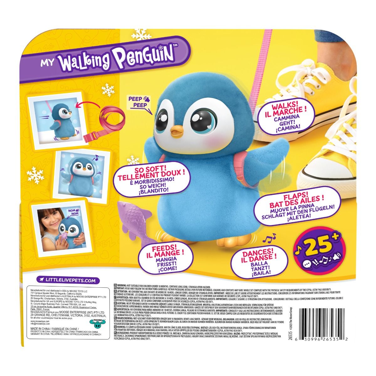 Little Live Pets My Pet Penguin – Waddles Interactive Walking & Dancing Penguin