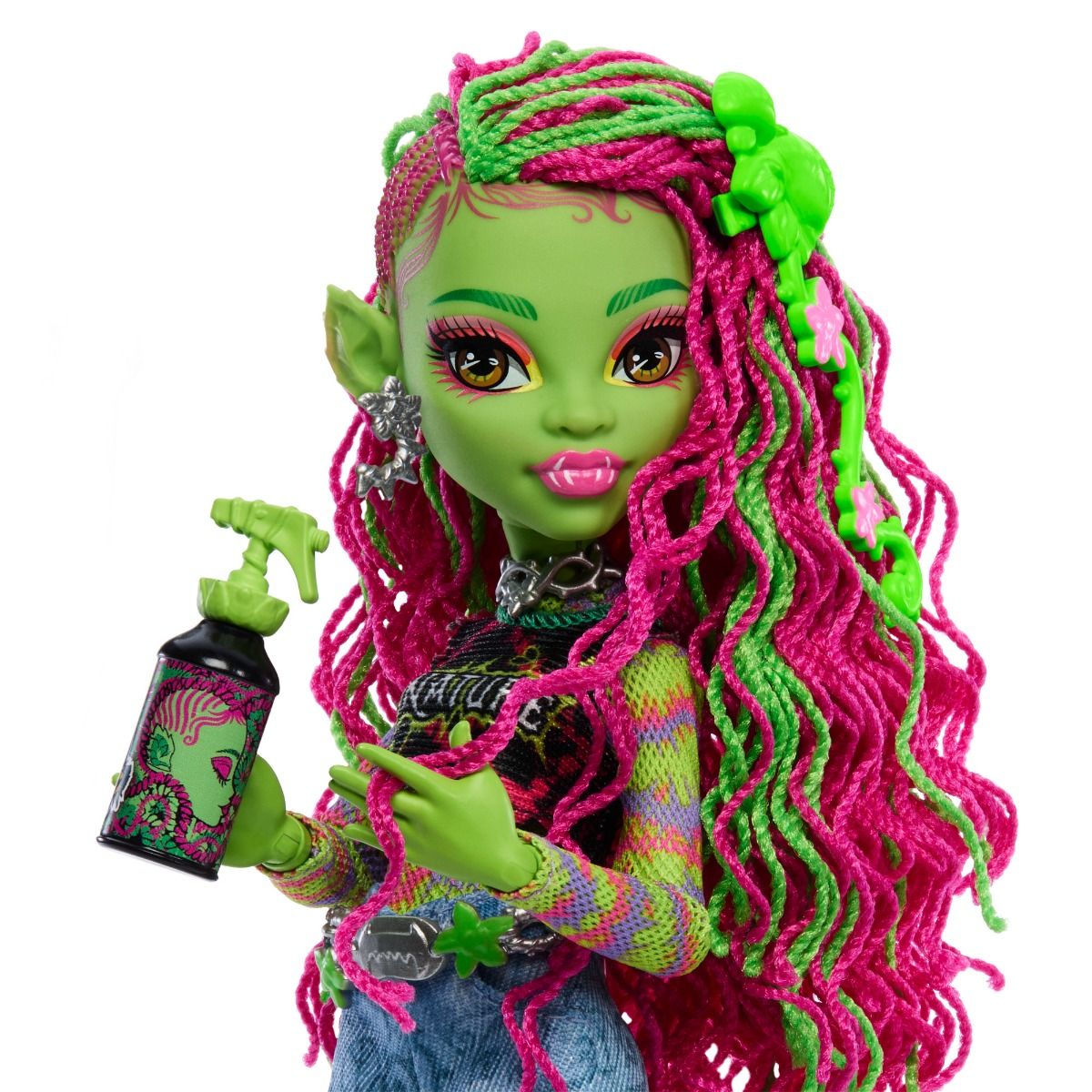 Monster High Venus McFlytrap Doll – Fashion Doll with Pet Chewlian & Accessories