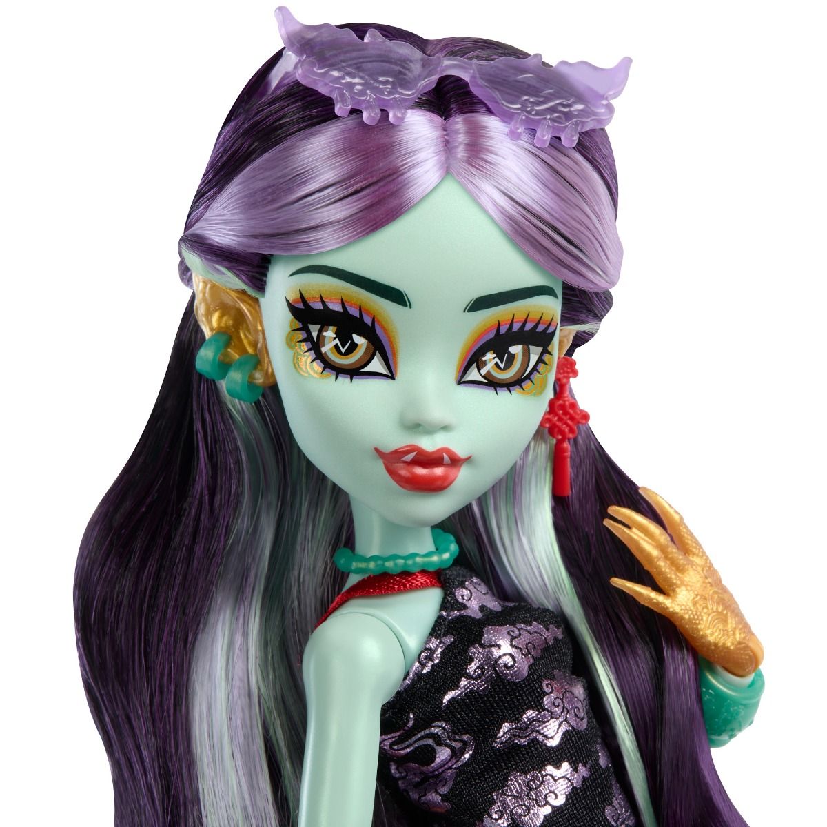 Monster High Jinafire Long Doll – Dragon Fashion Doll with Pet Yun Yun & 7 Accessories