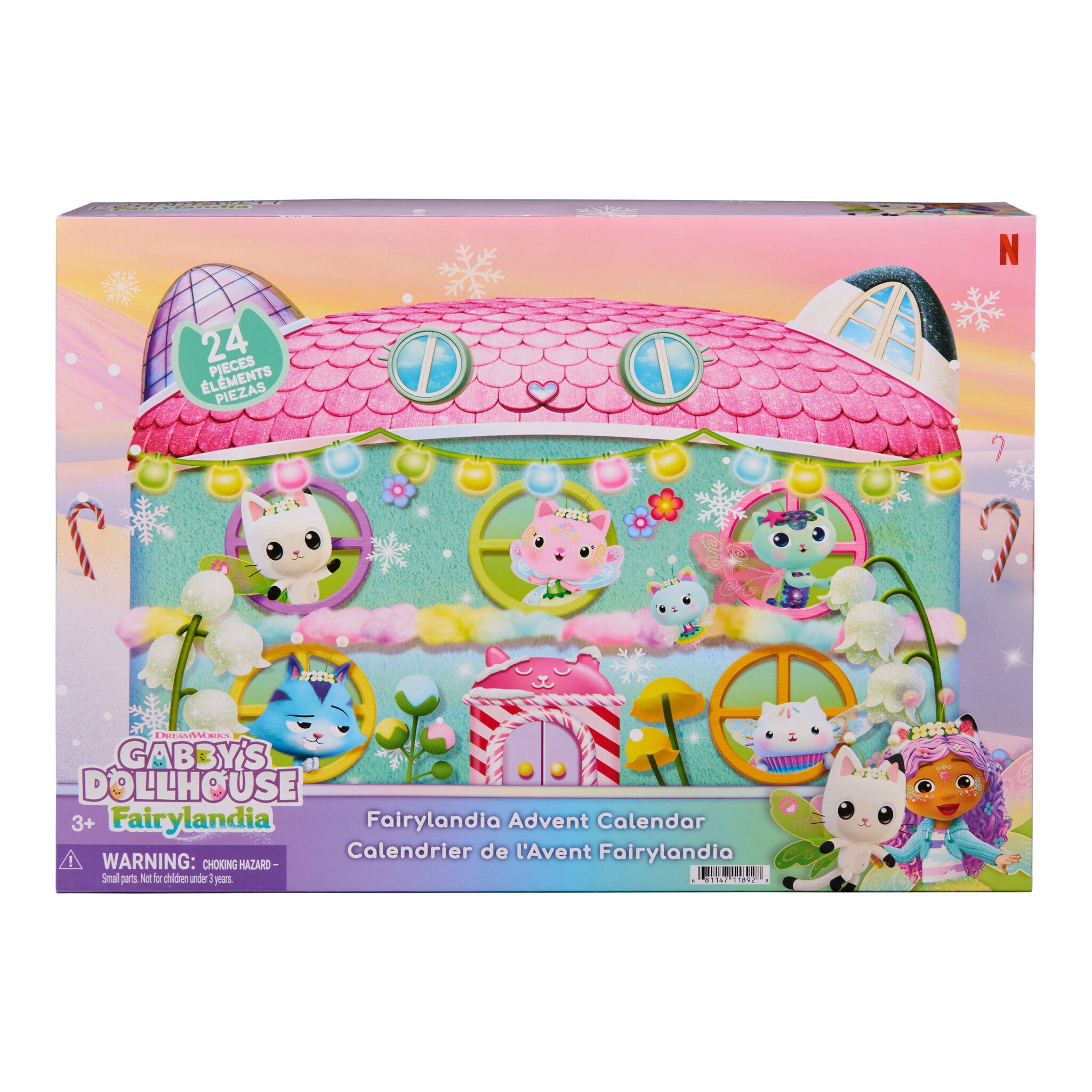 Gabby's Dollhouse Fairylandia Advent Calendar – 24 Days of Magical Surprises