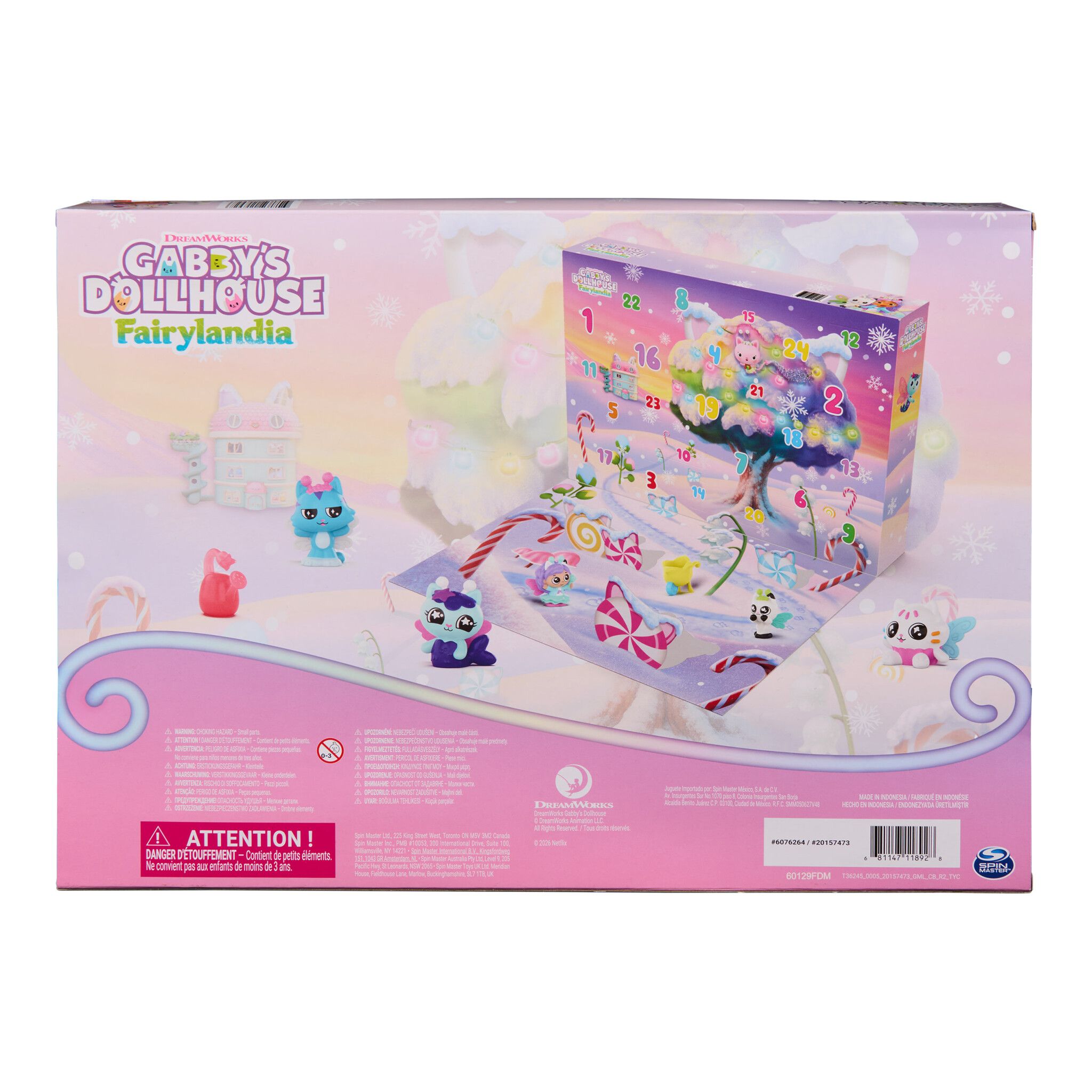 Gabby's Dollhouse Fairylandia Advent Calendar – 24 Days of Magical Surprises