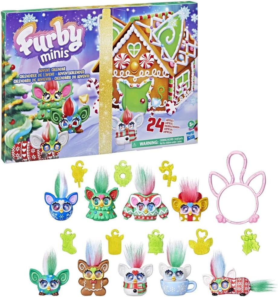 Furby Minis Advent Calendar – 24 Days of Festive Surprises, Figures & Charms