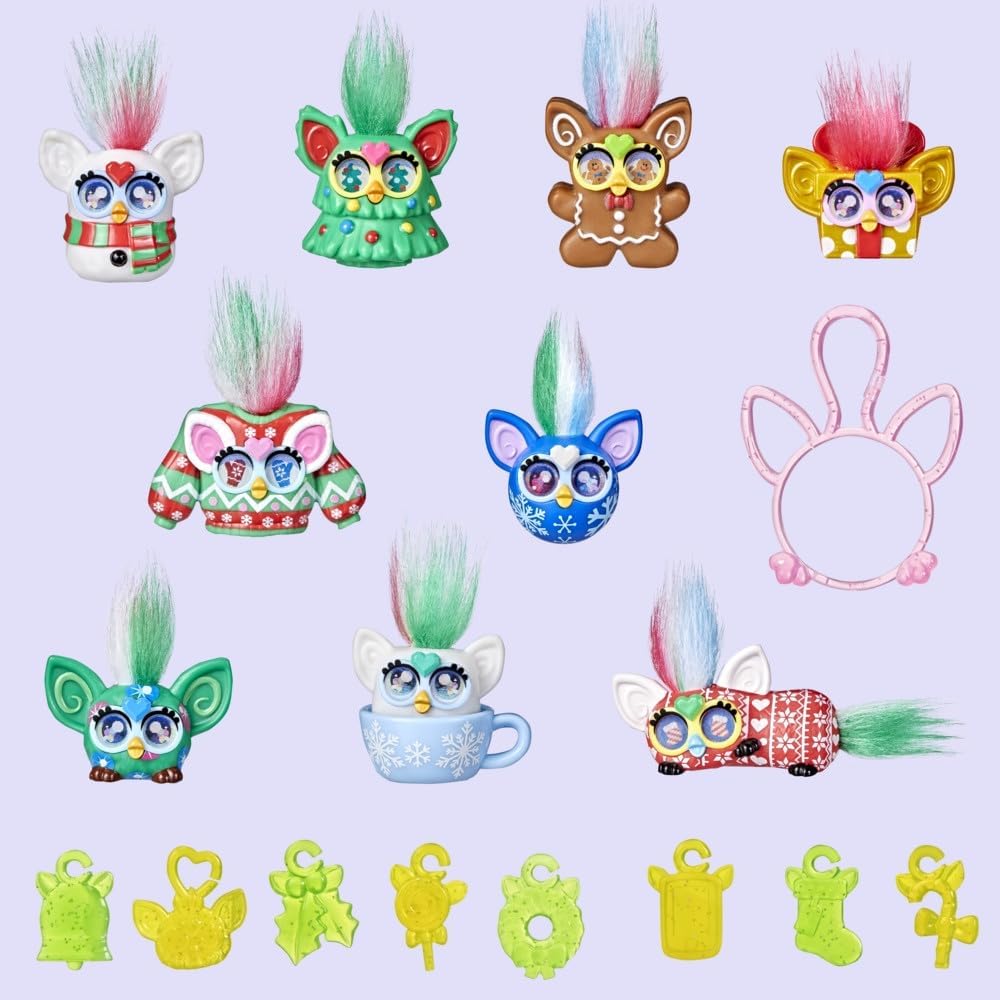 Furby Minis Advent Calendar – 24 Days of Festive Surprises, Figures & Charms