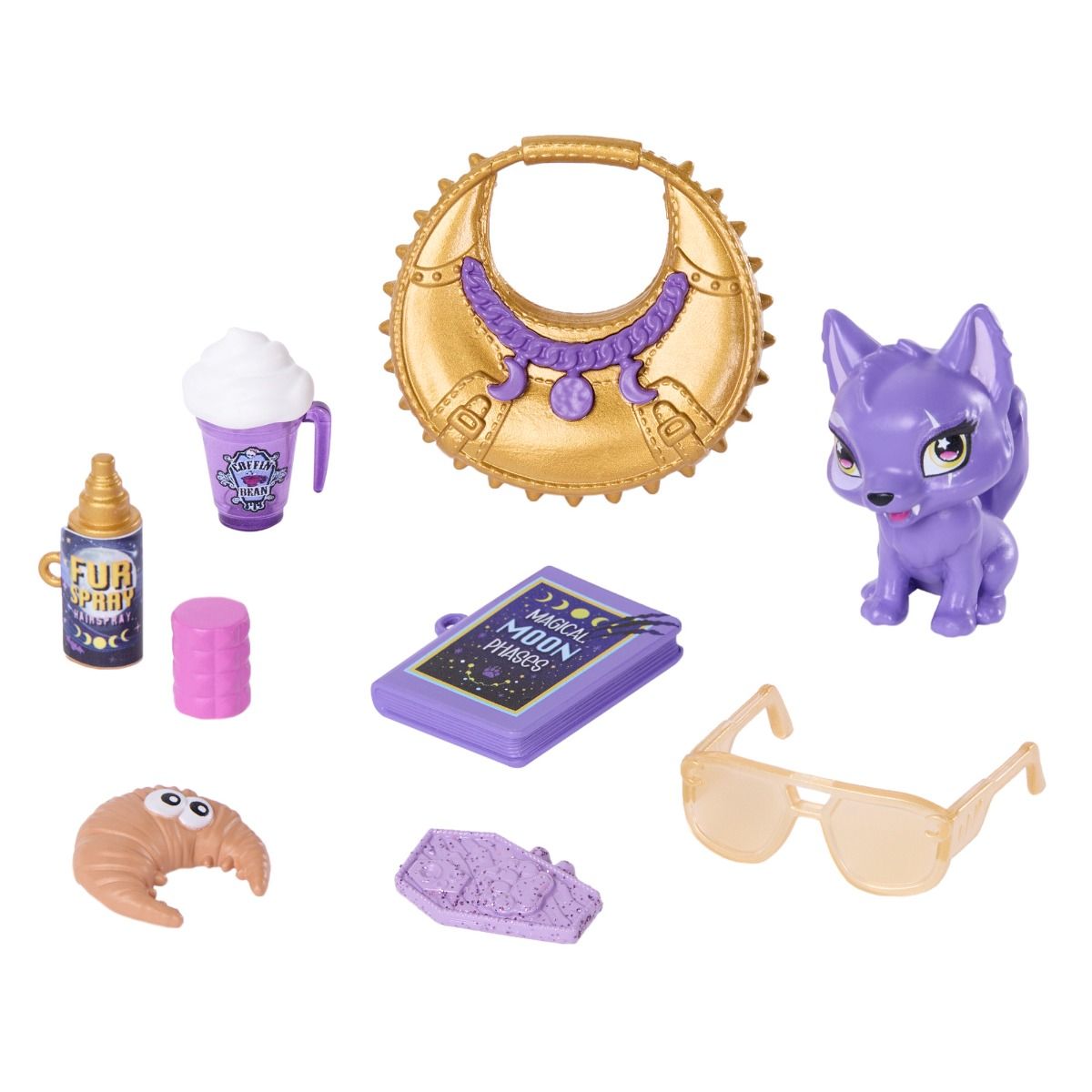 Monster High Core Clawdeen Wolf Doll – Fashion Doll with Crescent Pet & 7 Accessories