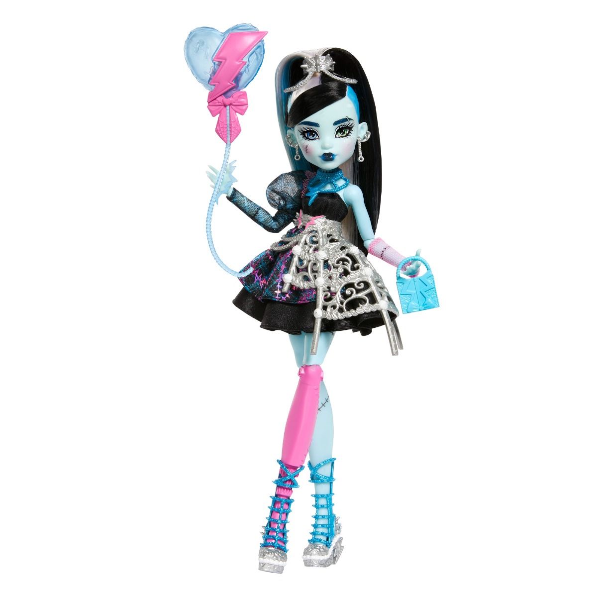 Monster High Scary Sweet Birthday Frankie Stein Doll – Fashion Doll with Birthday Party Accessories