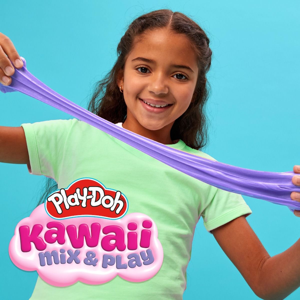 Play-Doh Slime Kawaii Mix & Play 6 Pack – Sensory Slime Set with Glitter, Beads & Charms