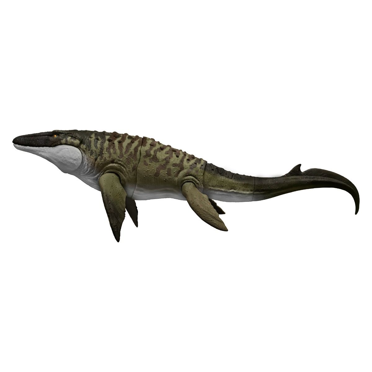 Jurassic World Rebirth Bite 'N Blast Mosasaurus – 25.7-Inch Dinosaur Action Figure with Dilophosaurus