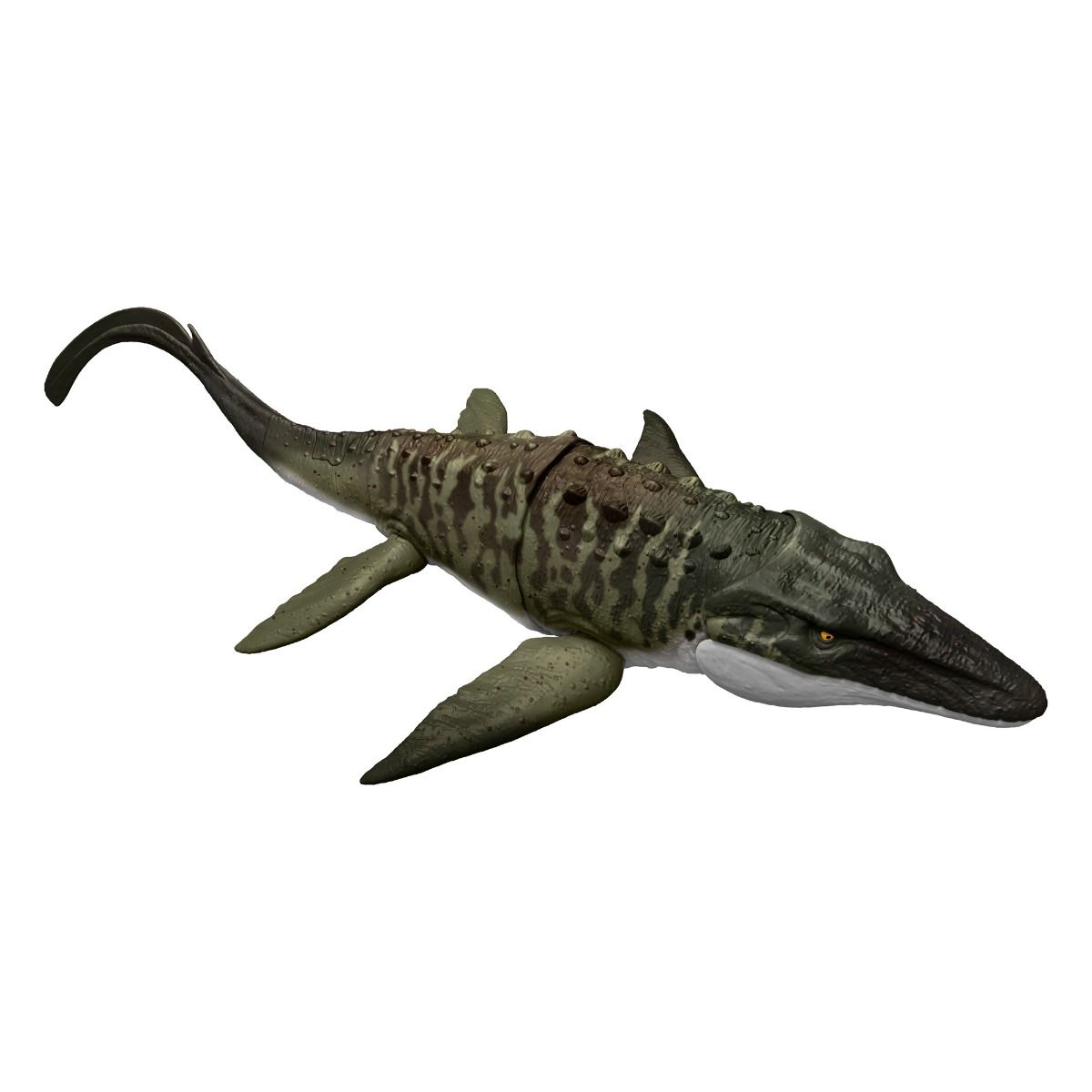 Jurassic World Rebirth Bite 'N Blast Mosasaurus – 25.7-Inch Dinosaur Action Figure with Dilophosaurus