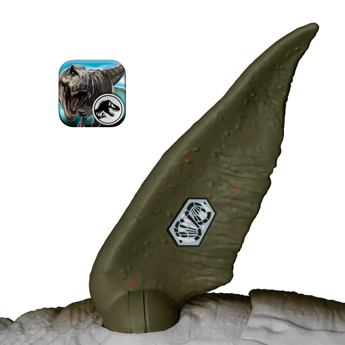 Jurassic World Rebirth Bite 'N Blast Mosasaurus – 25.7-Inch Dinosaur Action Figure with Dilophosaurus